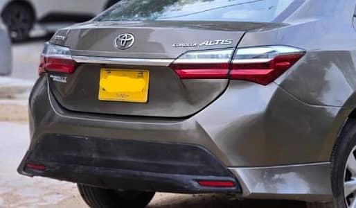 corolla x light bumper