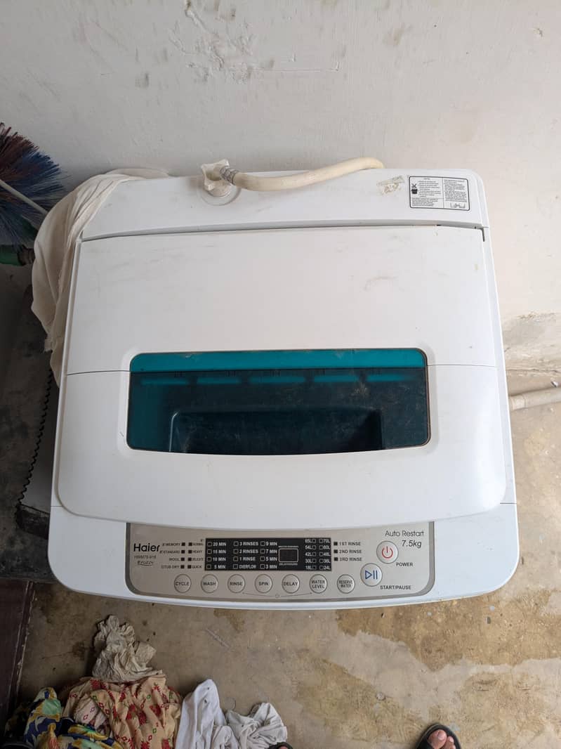 Haier automatic washing machine 5