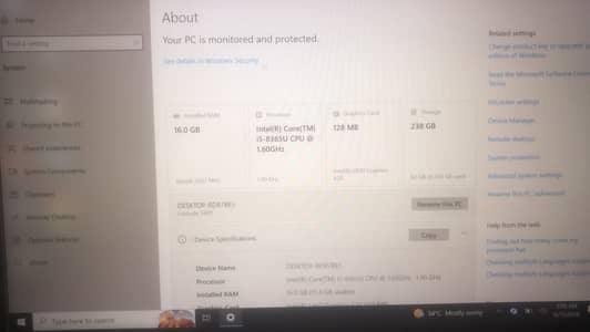 Latitude 5400.  Dell core i5 v pro  8th gen