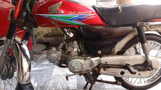 Honda CD 70 all ok 2011 model biometric available