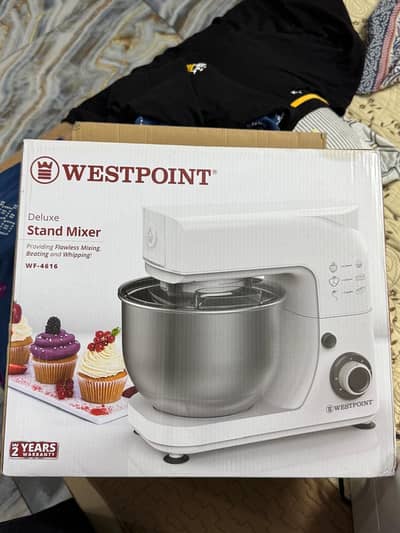 Brand New Westpoint Deluxe Mixer WF-4616 (1000 Watts, 4.3L Bowl)
