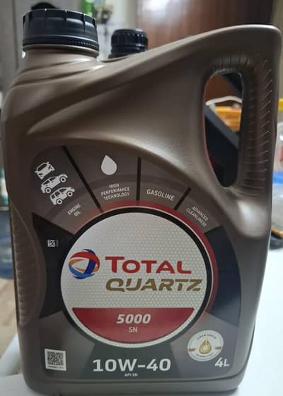 total engine oil 4 liter packing