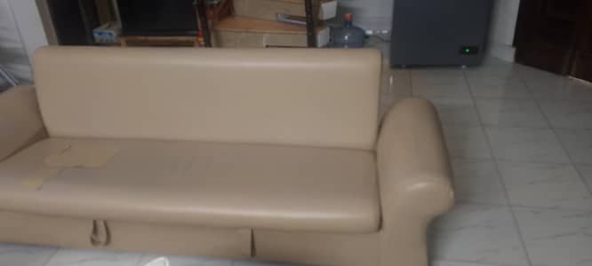 sofa combed with new cover