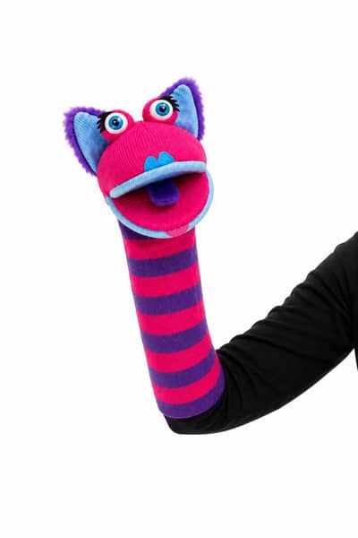 Tiger Hand Puppet - Zebra - Kitty Lion The Puppet Company UK Pakistan