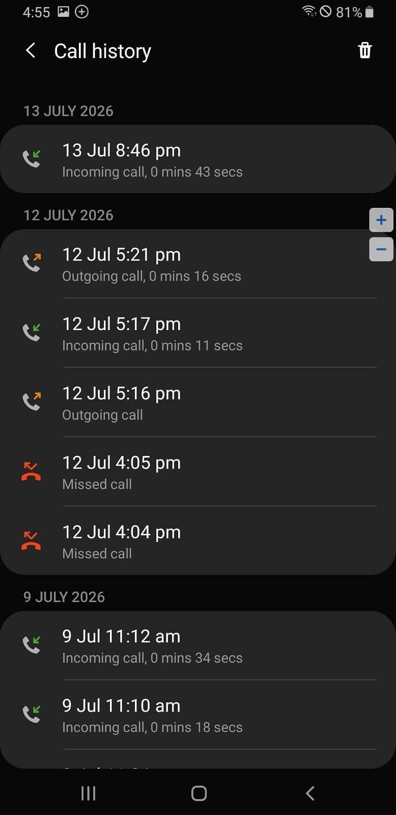 SamaunG Note 8 DUAL Sim Shade Panel 3
