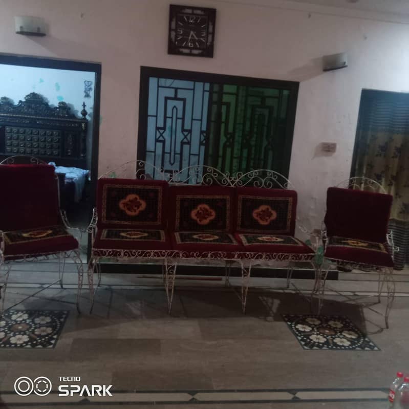 iron sofa set 5