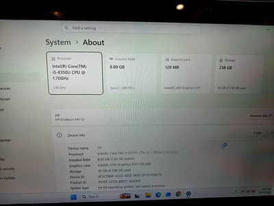 Hp Elitebook 840 G5 | Core i5 8th Gen |  8GB Ram | 256GB SSD | Touch