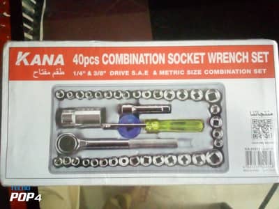 KANA 40 Pcs Combination Socket Wrench Set – Brand New