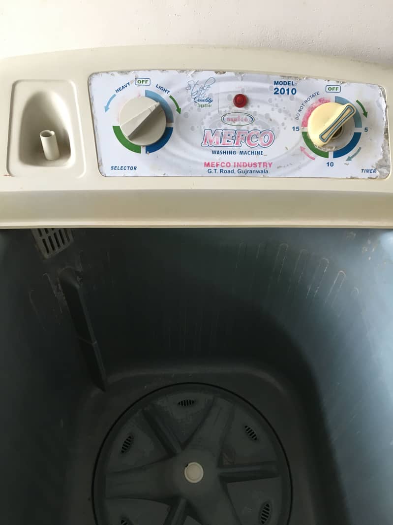 Mefco washing machine 2