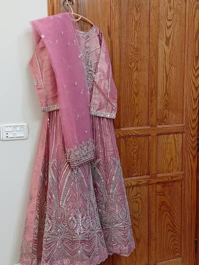 Pink Party Wear Maxi