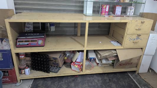 Heavy Duty Iron Counter for Shop / Office | Excellent Condition
