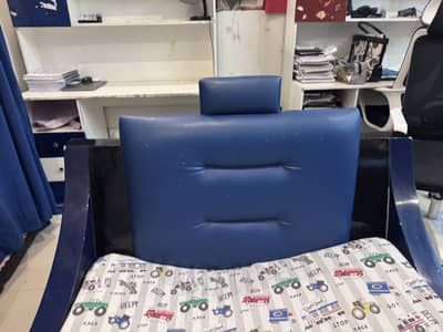 Single car bed with side table
