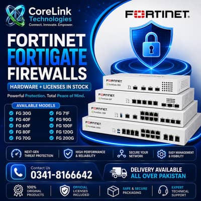 Fortinet FortiGate Firewalls – Hardware + Licenses In Stock |