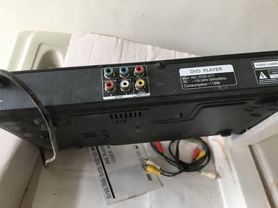 DVD player and amplifier