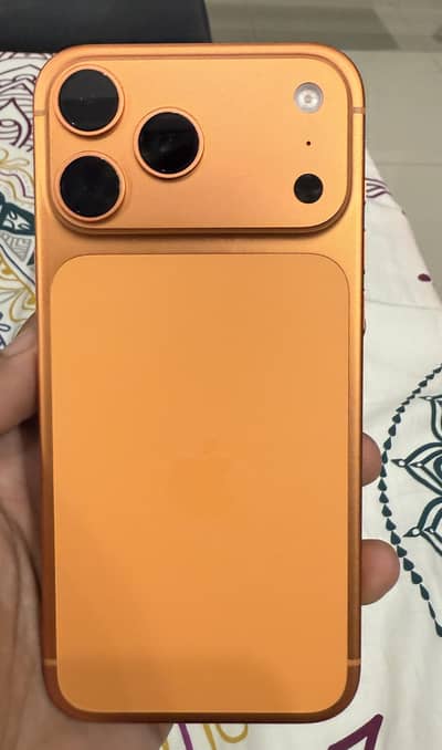 Iphone 17 pro max 256gb- Cosmic Orange- Non PTA -Physical+esim 10/10