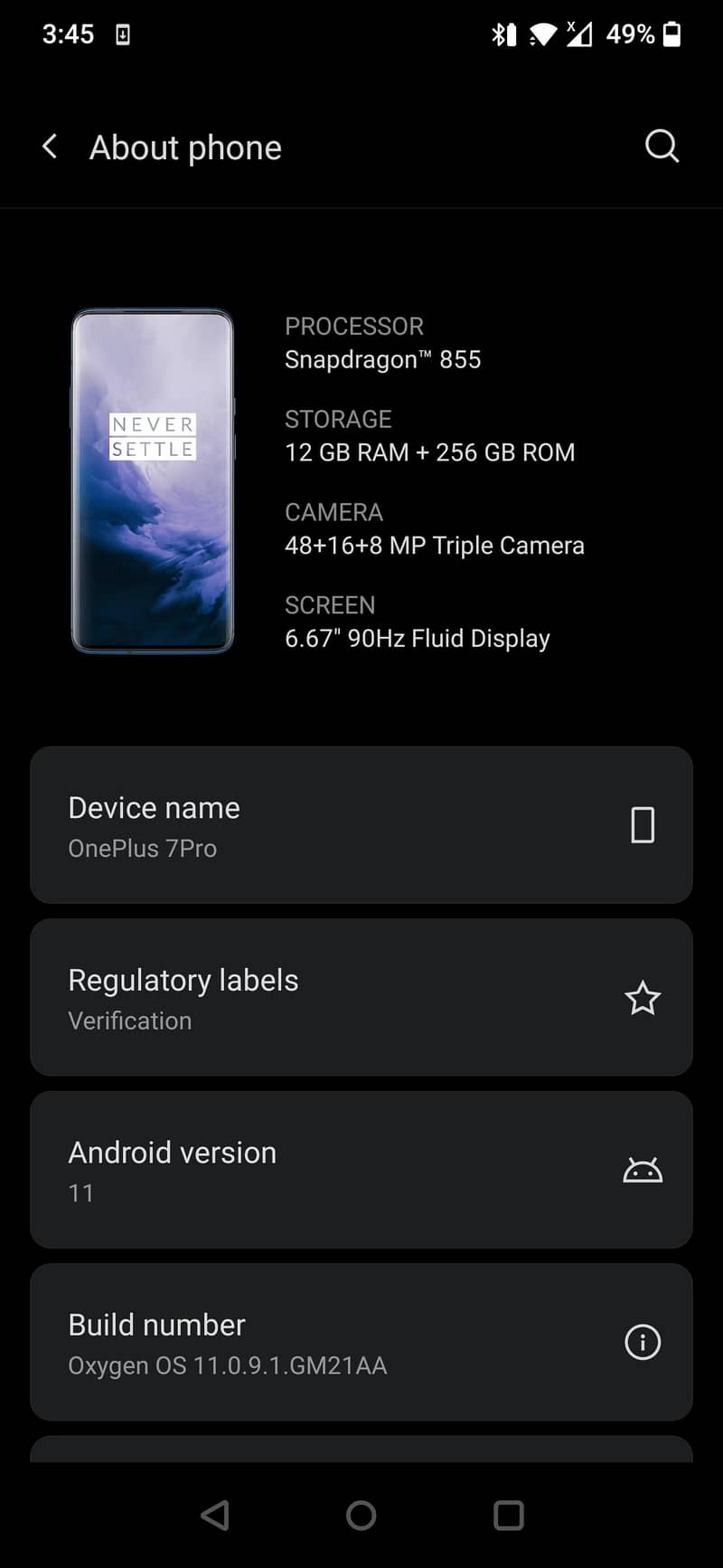 One Plus 7 Pro 7