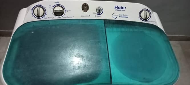 Haier semi automatic washing machine
