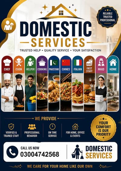 House Maid, Babysitter, Patient Care, Nurse Staff, Driver,Maids, Cook
