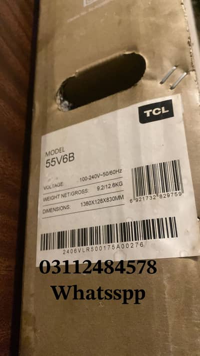 TCL 55“ Google TV ALL OK