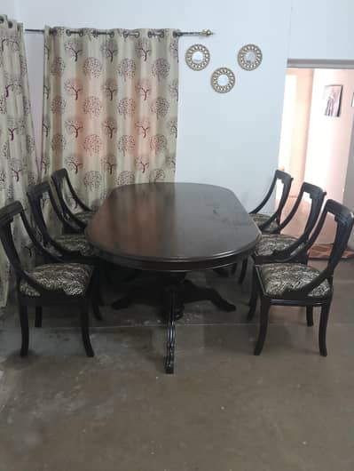 wooden Dining table and 01 table set sale