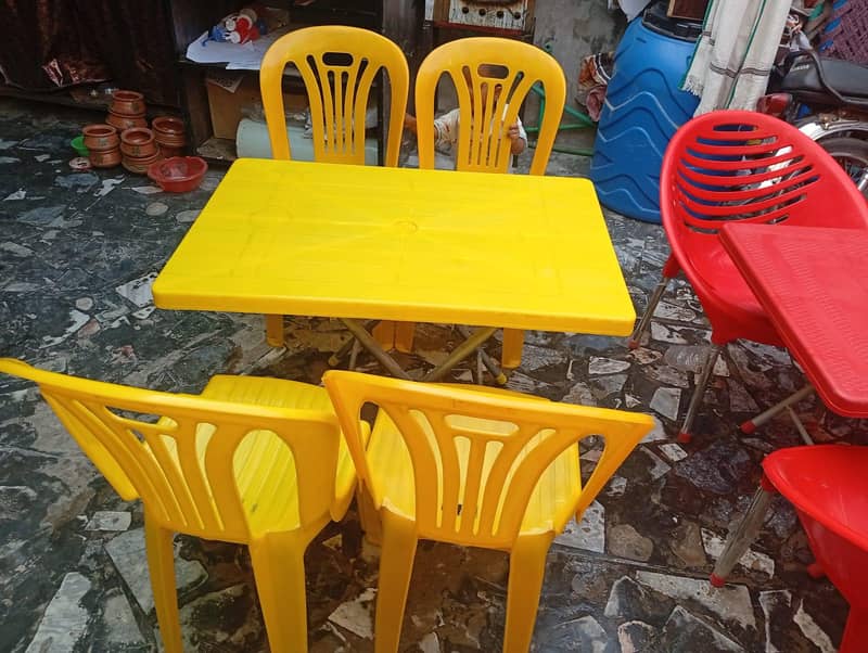 3 chair table set 0