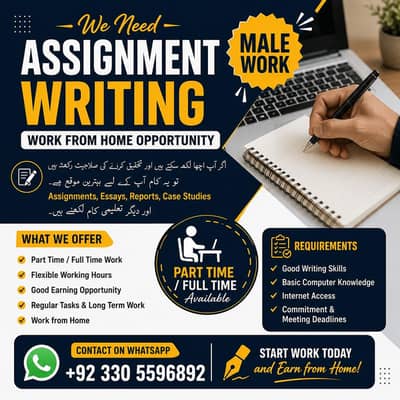 I need assigament writting job