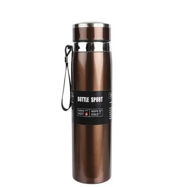 Imported Original 1000ml Stainless Steel Cold & Hot Water Bottle for Boys Girls & Kids, Sports & Gym, Premium Stainless Steel Water Bottle - 1000ml | 800ml Vacuum Insulated Sports Gym Flask