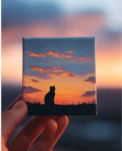 hand made paintings for home, office decore