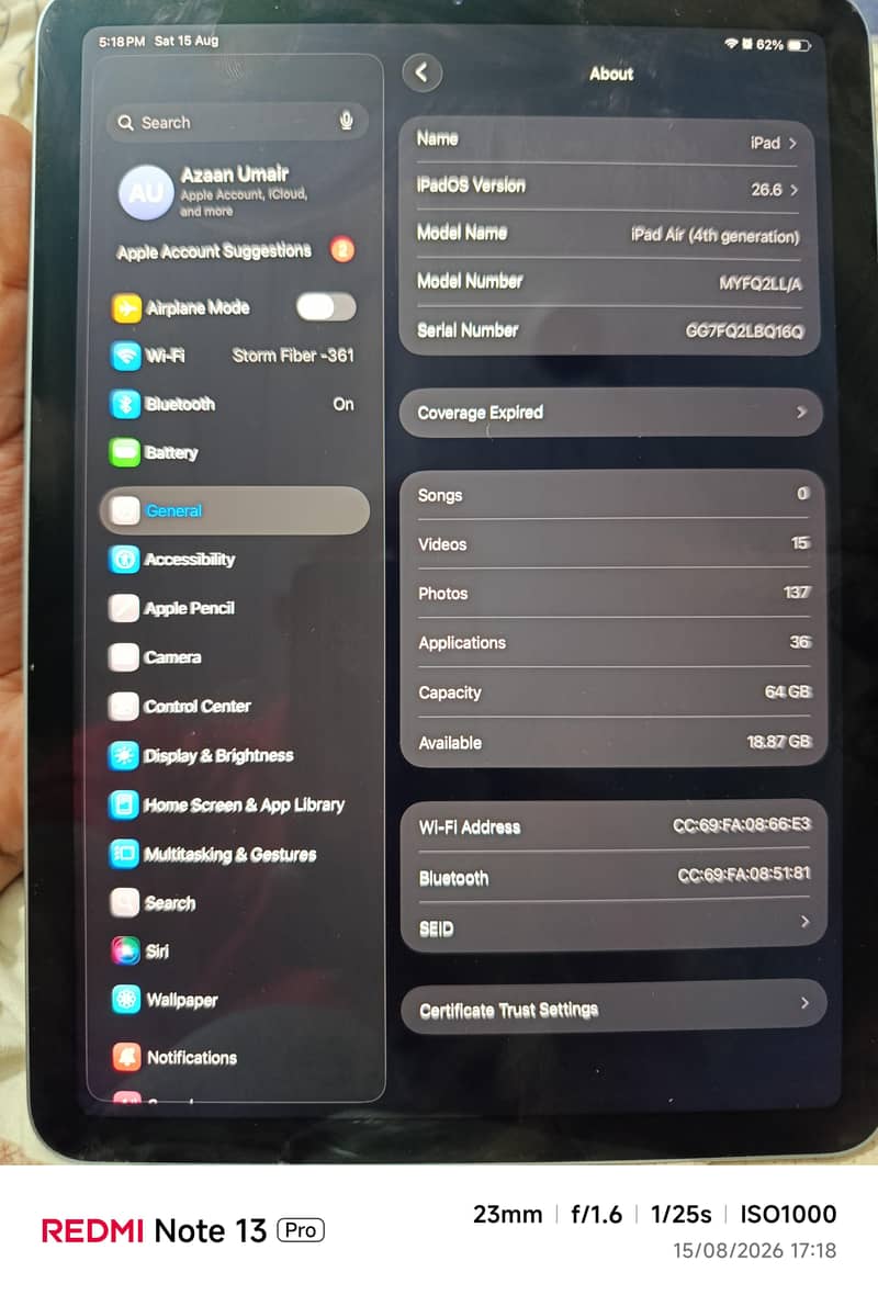 iPad Air 4th generation 4