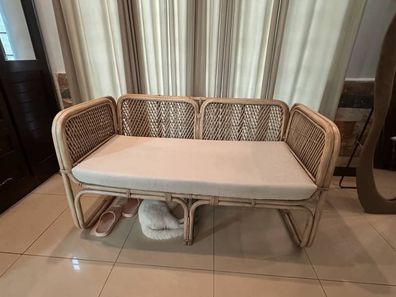 Cane Sofa 1