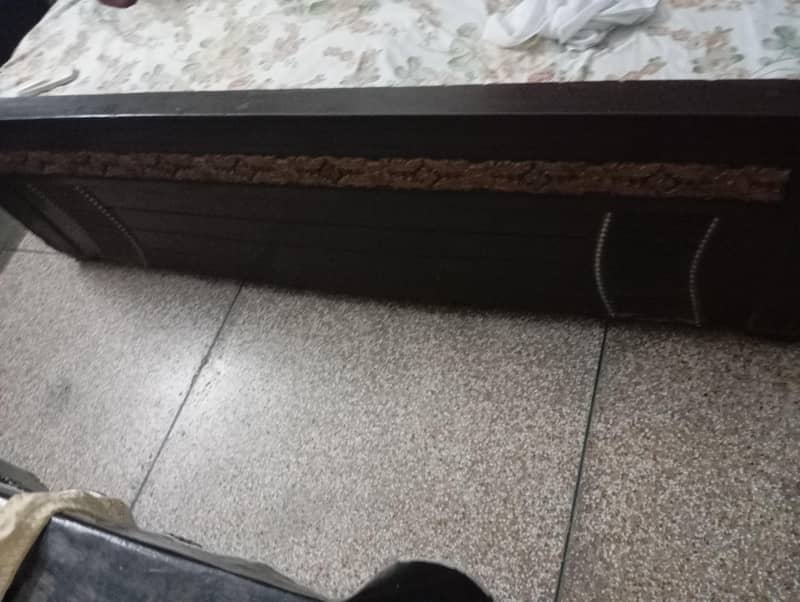 king size solid wood  bed 1