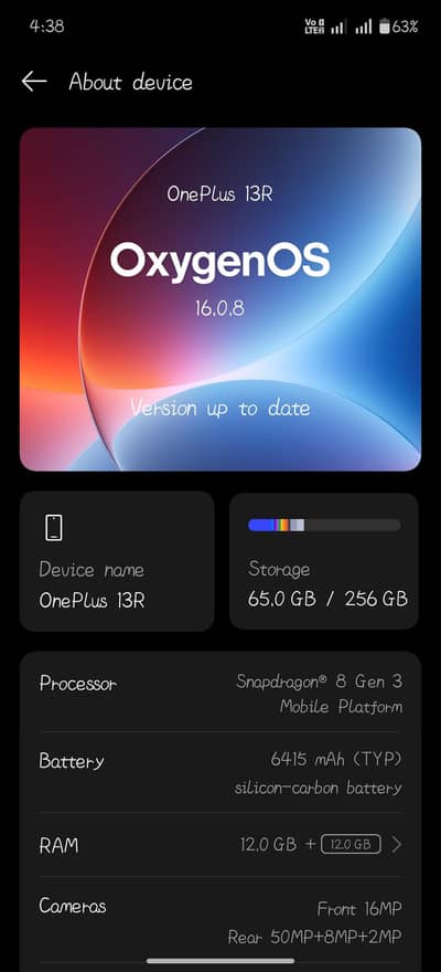 One Plus 13R Exchange global sim time available
