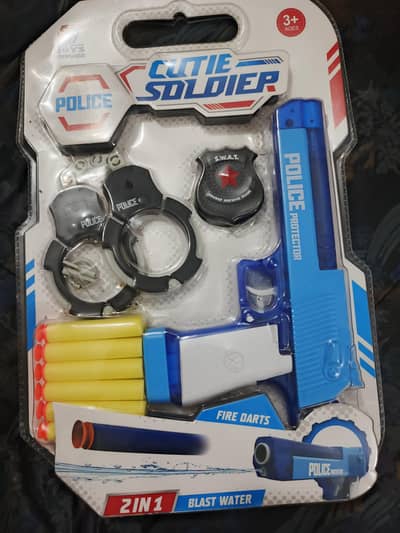 Cutie Solider 2-in-1 Police toy set