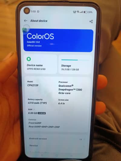 OPPO Reno 5 5G