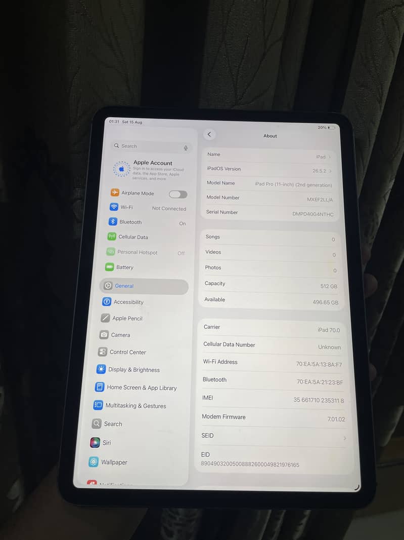 iPad pro 11 2020 1