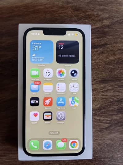Apple iPhone 13 PTA 256gb with box