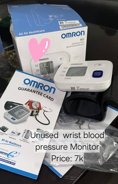 OMRON blood pressure monitor wristband