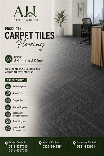 Carpet tiles/Office carpet tiles/Floor carpet tile/padel courts/Grass