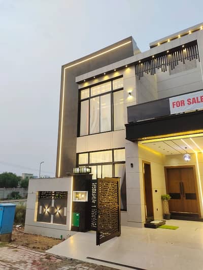 5 Marla Fully Furnished Ultra Advance Modern Smart Features Designer Brand New House Available For Sale