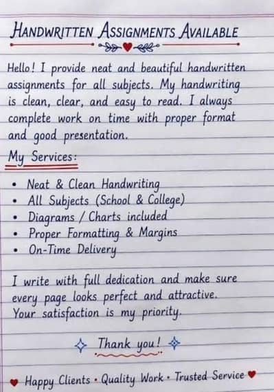 assignment writing
