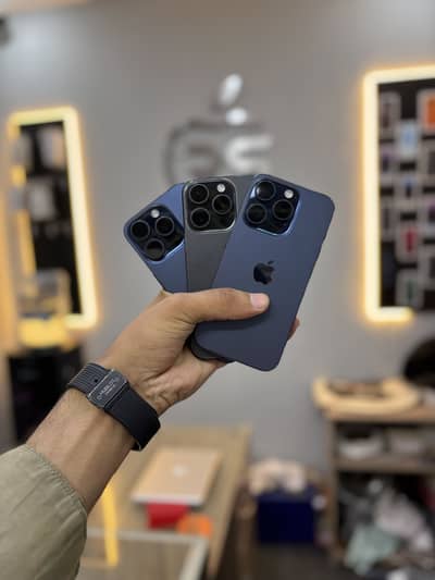 iPhone 15 Pro Official pta 128GB Fresh Stock 100% Original WaterPack
