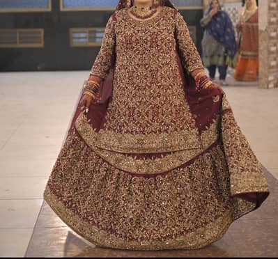 barat bridal dress