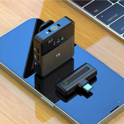 Vlogging Kit Microphone power bank original charger Handfree Headphone