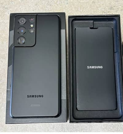 Samsung Mobile S21 Ultra 5G, 12GB/256GB, Phantom Black, PTA Approved