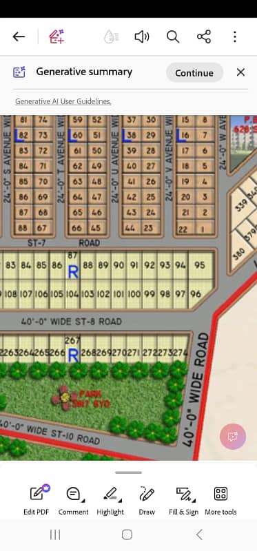 120 Gaz Vip Location 40 ft kei back pe plot for Sale