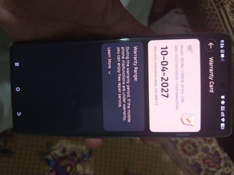 Tecno CAMON 40 Pro 9