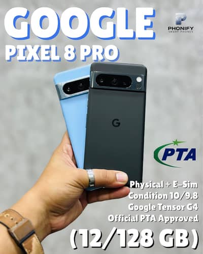 Google Pixel 8 Pro 128GB Official PTA Approved