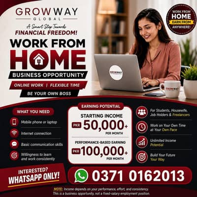 Male and female staff required | office or home based | jobs