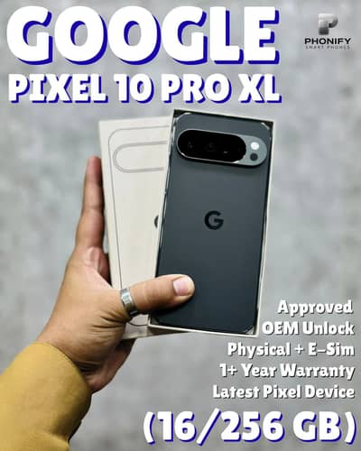 Google Pixel 10 Pro XL 256GB Official PTA Approved