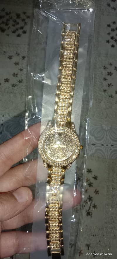 ladies stone watch